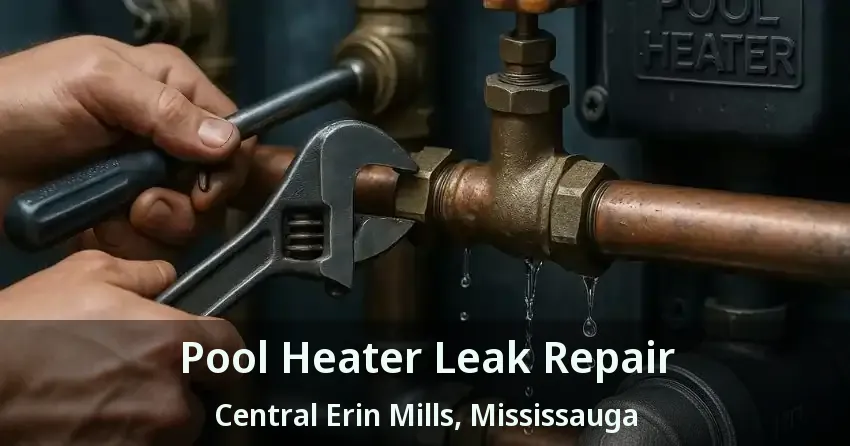 Pool Heater Leak Repair Central Erin Mills, Mississauga - ON